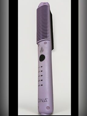DNA Hair Tools Styling Comb Pro Heated Straightening Brush Lilac MSRP $350 EUC